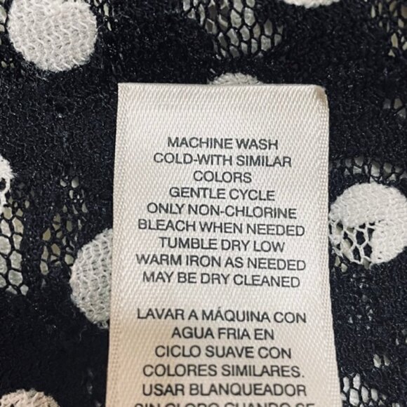 CHICO'S Bristol Lace Dot Top - Size XL - Picture 9 of 10